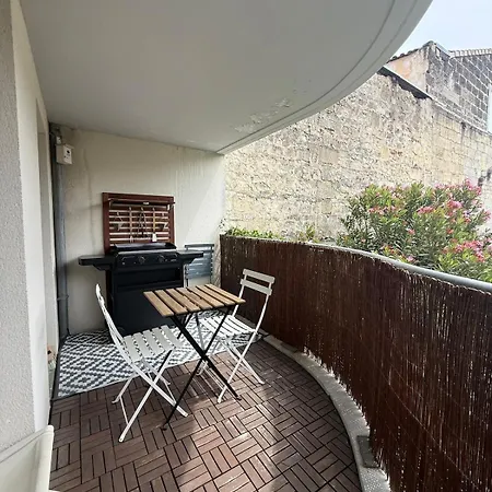 T3 Chartrons 4 Pers Terrasse Sud Et Parking Privé Appartement Bordeaux